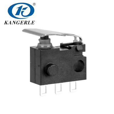 KANGERLE KW6-1A-10A Waterproof Micro Switch SPDT Short Lever IP67 0.1A 12VDC -10 to +60 C