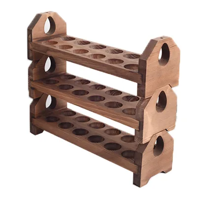 Wooden Egg Holder with Finger Holder ,wooden Egg Tray