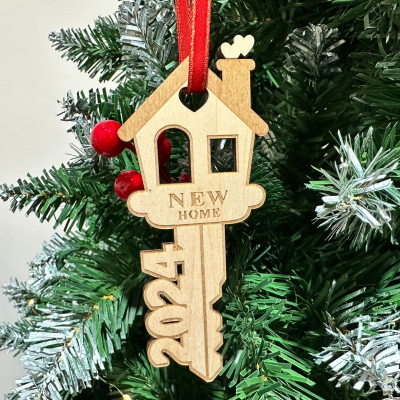 Christmas Wooden Hollow Festive Decoration Holiday Gift
