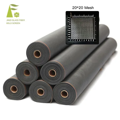 JINDI 20x20 Fiberglass small Insect Screen Mosquito Mesh Net Roll