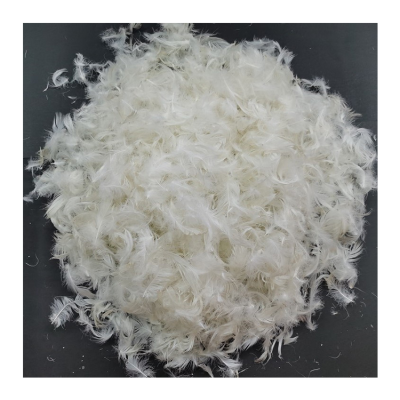 Washed White Duck Feather 2~4cm Benruson Plume Feather for Cushion Insert