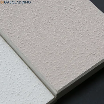 Avant-Garde Architectural Rainscreen Cladding Fireproof Water Resistant Exterior Wiryshell Texture Pre-Coated Fibre Cement Panel