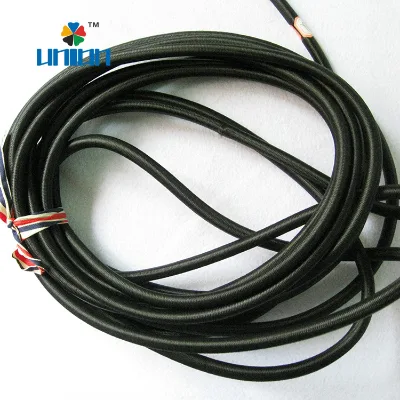 High Quality 4 5 6 7 8mm Black Nylon Stretch String Elastic Rope for Yoga Pull Rope or Fitness Tie Down Trailer Strap
