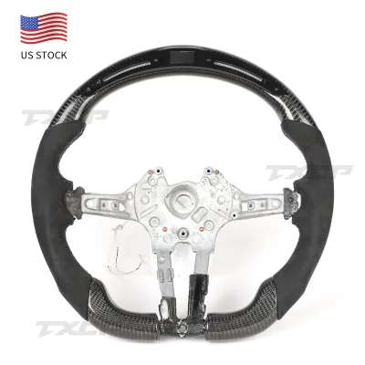 USA STOCK LED Carbon Fiber Steering Wheel for Bmw F20 F21 F22 F23 F45 F46 F30 F31 F34 F35 F32 F33 F36 M2 M3 M4 X5M 1-4 Series