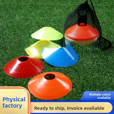 Football Training Equipment Round Hole Spot Plate Flat Sign Plate Children's Toys Sports Obstacles Spots Markers