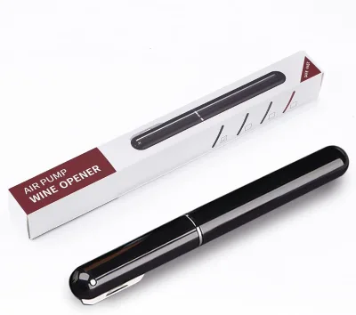 2-in-1 Stainless Steel Manual Wine Opener Gift Set Includes Foil Knife Air Pump Bottle Opener Corkscrew Wine Lovers Wholesale