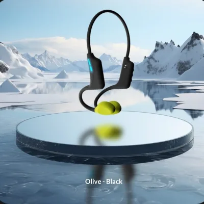 Bone Conduction Sports Headphones Open Neck Style Outdoor Swimming, Running, Cycling Waterproof Headphone