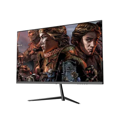 Factory Price 23.8 Inch Frameless Curved Display 75 Hz Gaming All-In-One PC Monitor HDR for Desktop Home Personal Use-DP