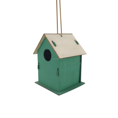 Sale Customized Assemble Wood Bird Houses Nest Birds Breeding Box
