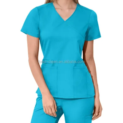 Unisex Polyester Cotton Comfortable And Soft Scrub Uniform