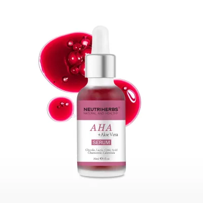 Neutriherbs Wholesale Private Label Skin Care Face Care Glycolic Acid AHA Exfoliating Facial Serum
