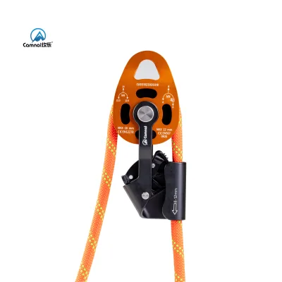 Fall Arrestor Rock Climbing CE Certified Heavy Transport Rescue Pulley Falling Protector High Altitude Outdoor Rope Grabber