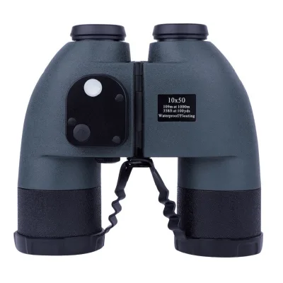 JAXY 10x50 High Power HD Waterproof Binoculars with Compass & Ranging Reticle for Outdoor Travel Marine Navigation & Hunting