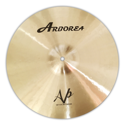 Professional 14-Inch B20 AP Crash Cymbal for Pop Rock Music High Quality Sound Gong & Cymbals