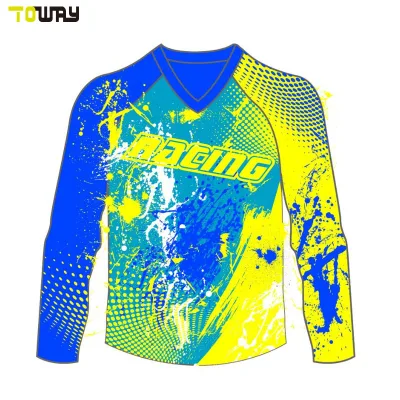 Custom Sublimation Blank Motor Cross Racing Shirt