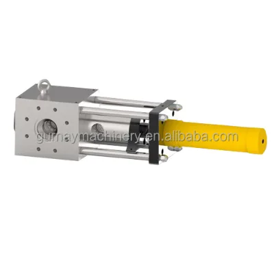 Hydraulic Single Column Screen Changer for PS Foam Profile Single Screw Extruder Production Line
