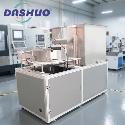 Fully Automatic LED Bulb Cover Feeder Transmission Lamp Shade Making Machine AC200V 300W