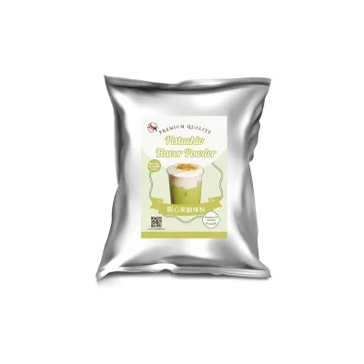 Pistachio Milk Foam Powder 1kg Bag JIUZHOU Brand HALAL/HACCP/ISO 22000 Certified Milk Tea Topping Cream