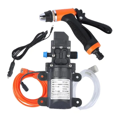 Electric High Pressure Sprayer Car Wash Care Portable Handheld Garden Water Spray Gun 12V Diaphragm Pump ABS+Metal Construction