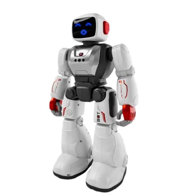 EPT Programmable RC Robot Toy for Kids Gesture Sensing Intelligent Robot with LED Expressions Dancing and Music STEM Gift