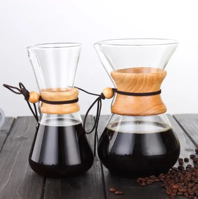 European Style Vacuum Insulated Glass Cold Brew Coffee Pot Iced Coffee Dripper 3-6 Cups for Coffee Dripper and Filter