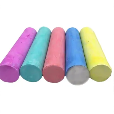 Drawing Blackboard Teaching Site Steel Pipe Marking Bold Large Color Chalk Dust Free Children's Drawing Hand Drawn