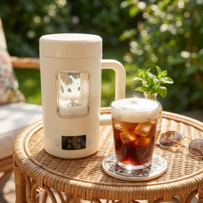 4-in-1 Smart Automatic Visible Window Electric Milk Frother for Latte Art Cappuccino