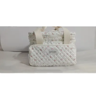 Factory Large Double Layer Portable Sewing Storage Bag Sewing Accessories Organizer Bag for Home
