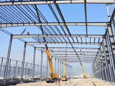 China's Modern Industrial Steel Structure Building Metal Frame Hotel/Workshop Prefabricated Steel Structure Warehouse Office