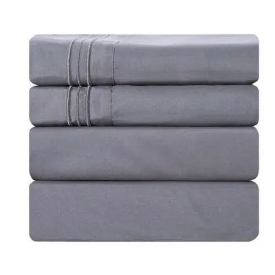 Active Printed and Dyed Bed Sheets Fitted Sheets Pillowcases Four Piece Set
