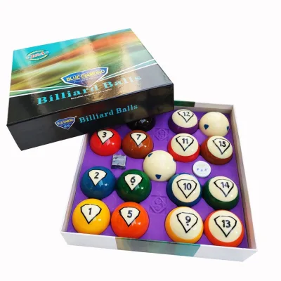 BULE DIAMOND16A American Crystal Resin Snooker Table 57mm Billiards