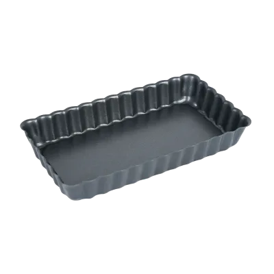 Best Sale Non-stick Carbon Steel Rectangular Pizza Pie Pastry Food Baking Tray With Removable Bottom Baking Utensil