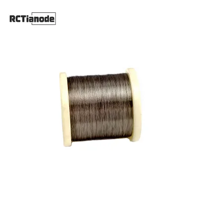 Custom Diameter ASTM B863 Titanium Wire (Grades GR1-GR23) for Industrial Electronic Components-Cutting Service Spool Packaging