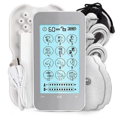 Touch Screen Health Care Mini Mini Electric Ems Tens Massager