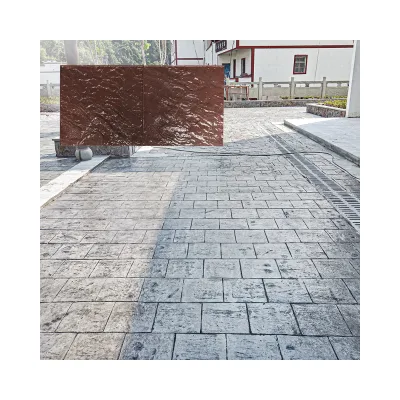 Quality Factory Wholesale Pu Seamless Pavement Decoration Concrete Stamp Mold Stamping Mold Concrete Stamp Mats