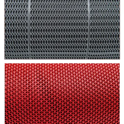 Linoleum Flooring 100% Pvc Material S Mat Swimming Pool Pvc Anti Slip Floor Mat Water Park Walkway Mesh Mat