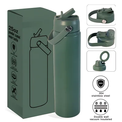 Customized OEM ODM Vacuum Flask Leakproof Sealing 25oz Eco-recyclable Stainless Steel Thermal Bottle
