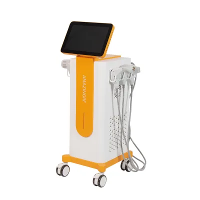 6 in 1 Multifunctional Skin Beauty Instrument, Wrinkle Removal, Face Lift, Orange, White, Black, Silver and Gray, 3 Colors