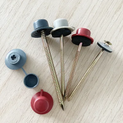 Cost-Effective Smooth Shank Galvanized Safetop Roof Nails for Outdoor Roofing Maintenance