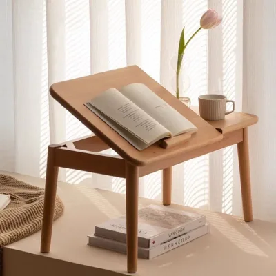 Gorange Nordic Solid Wood Window Side Table Low Tea Table Foldable Laptop Bed Tray Tatami Floor Table Modern Design