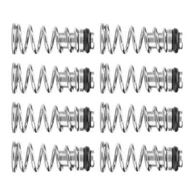8Pcs Poppet Valve Good Airtightness No Leakage Corrosion Resistant Easily Use Install Ball Lock Poppet Valve