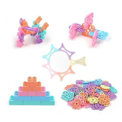 Dollartoys STEM Construction Toys DIY Building Block Kit Educational Challenge for 5 to 7 Years Made of Plastic