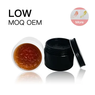 Private Label Plastic Jar Customized With Strong Hold Hair Gel Water Based Hair Styling Pomade Wax for Men