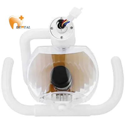 Dental Comprehensive Chair Shadowless LED Cold Light Halogen Surgical Lamp Adjustable Brightness Lamp Head 50W 80X160mm Spot