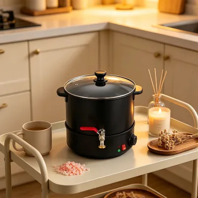 Hot Sale High Quality Heat Wax Machine New Boiling Water Candles Fragrance Accessory Wax Melting Pot Wax Melting Machine