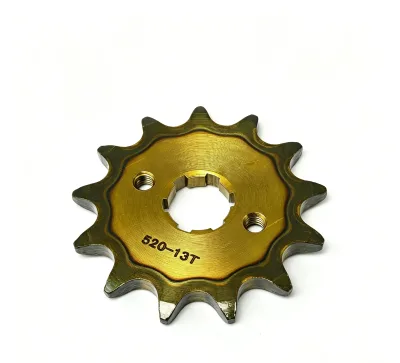 520-12T small sprocket flywheel gear 20CrMnTI motorcycle golden front sprocket engine parts