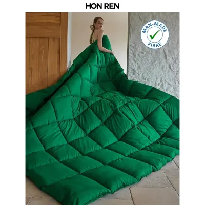 Skin-Friendly Down Alternative Comforter with Soft Brushed Microfiber Cover All Season High Quality Lightweight Duvet Insert