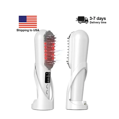 NewUnique Scalp Oil Application Massager Anti Hair Loss Serum Herbal Tonic Hair Liquid Guiding Massage Comb Applicator Dispenser