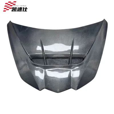 Hot Selling Real Carbon Fiber Engine Hood KSUI Style High Quality Fit for Chevrolet Corvette C8 Front Aero Accessories