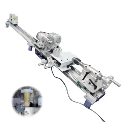 Precision Manual Small Benchtop Cue Tip Maintenance Pool Cue Lathe Machine for Sale